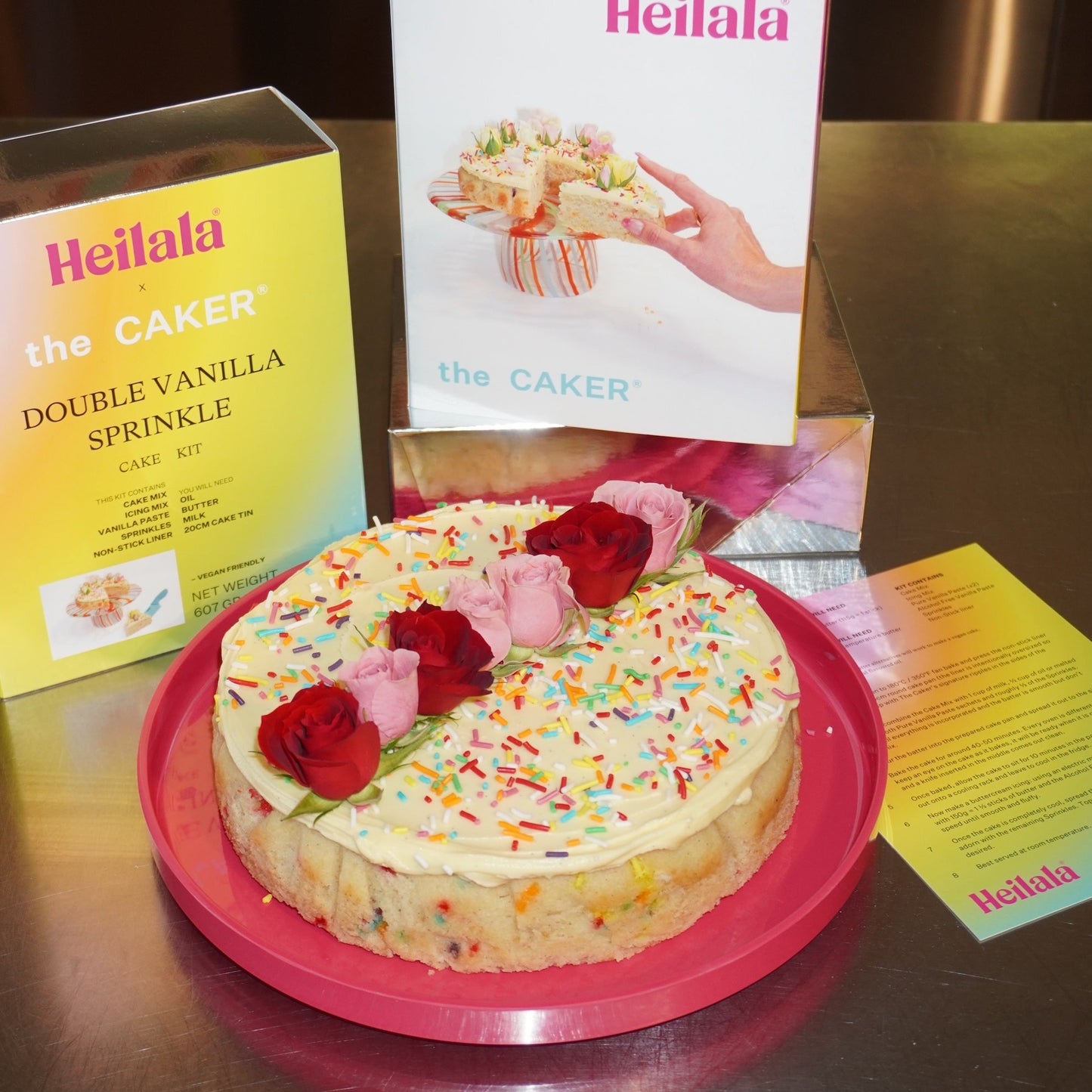 Double Vanilla Sprinkle Cake Kit