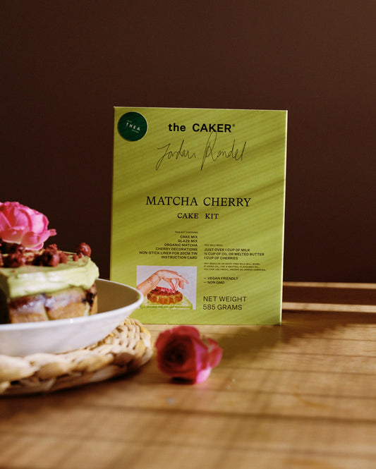 Matcha Cherry Cake Kit with Thea